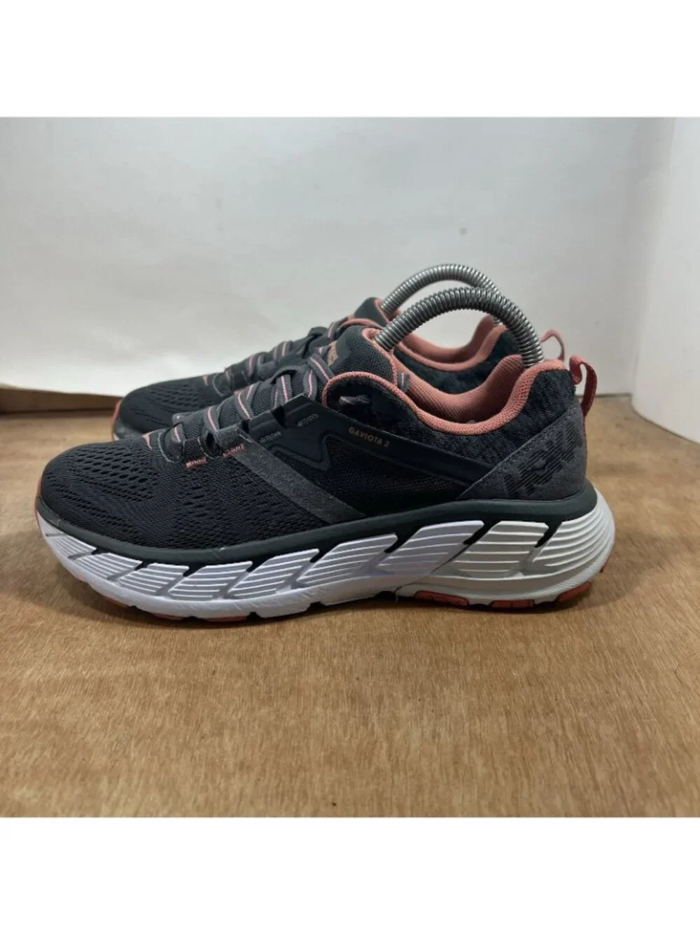 Hoka One One Gaviota 2 Women's Size 7.5 Grey Pink Running Athletic Shoes